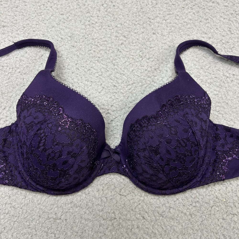 Victoria Secret Bra 36C T-Shirt Bra Body By Victoria Lined Perfect Coverage
